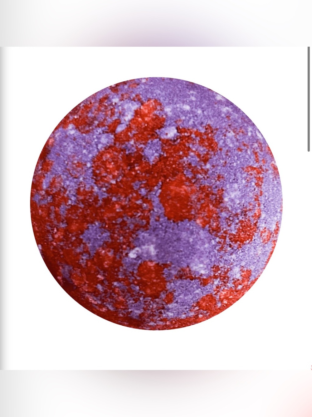 Bite me bath bomb